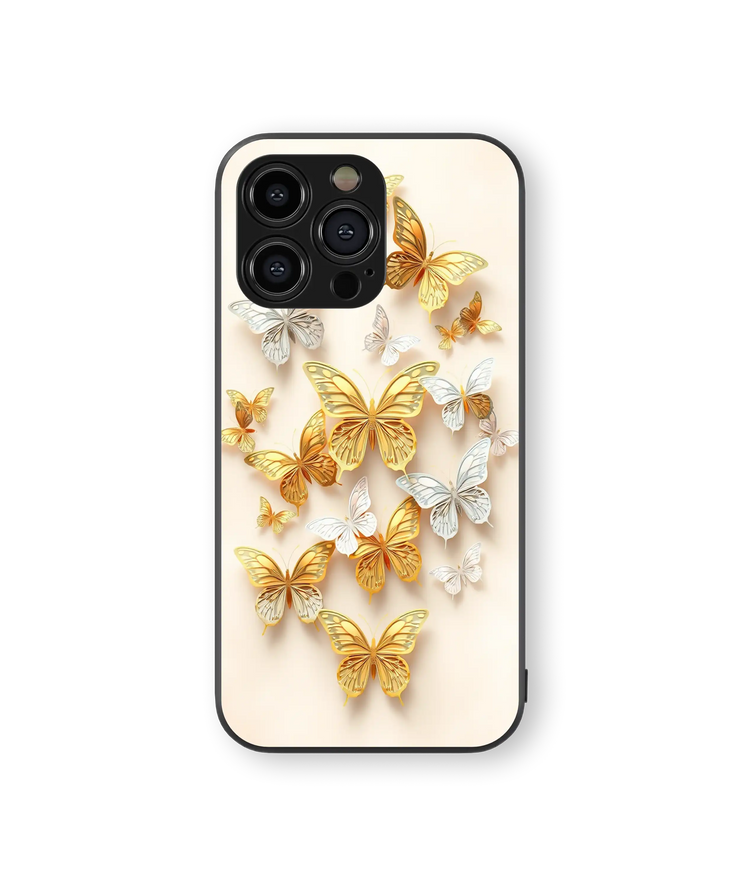 Whimsical Butterfly Premium Glass Mobile Cover