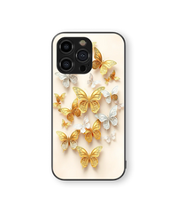 Whimsical Butterfly Premium Glass Mobile Cover