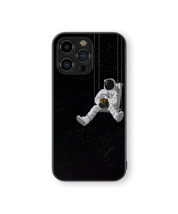 Astronaut Glass Mobile Cover | Cosmic Explorer Series | Premium Glass Back Case