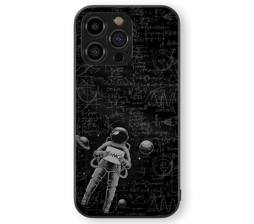 Cosmic Equations Premium Glass Mobile Cover