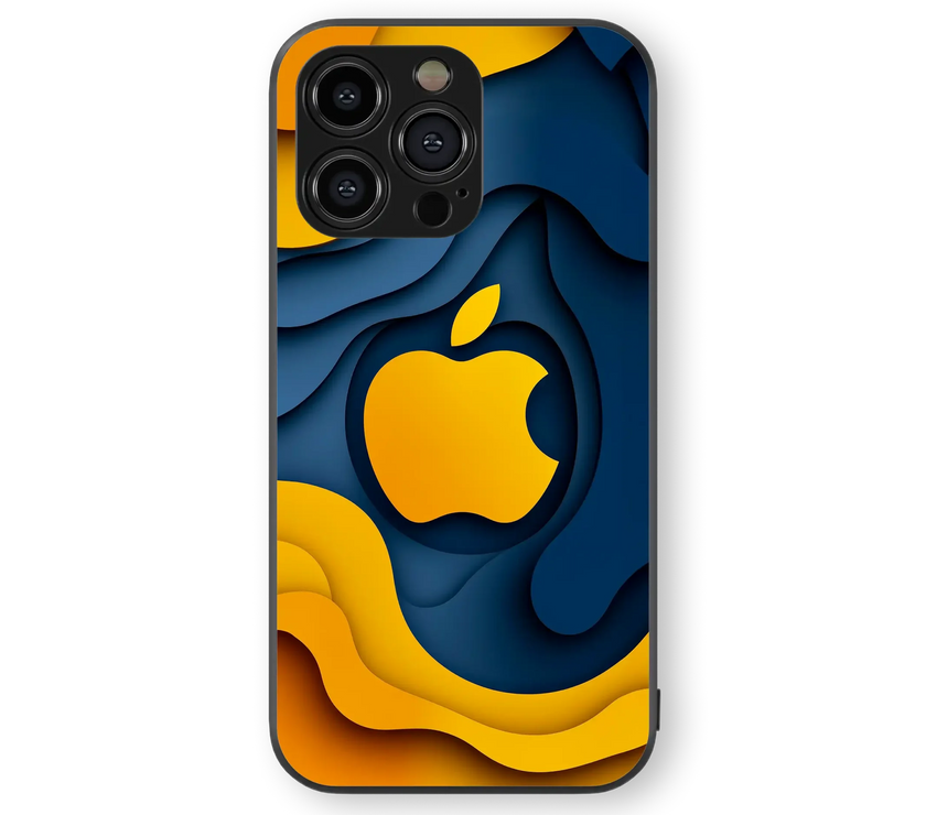 Abstract Waves | Fluid Art Series | Premium Glass Back Case