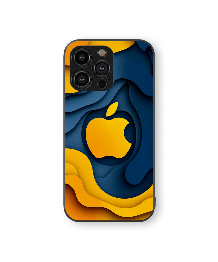 Abstract Waves | Fluid Art Series | Premium Glass Back Case