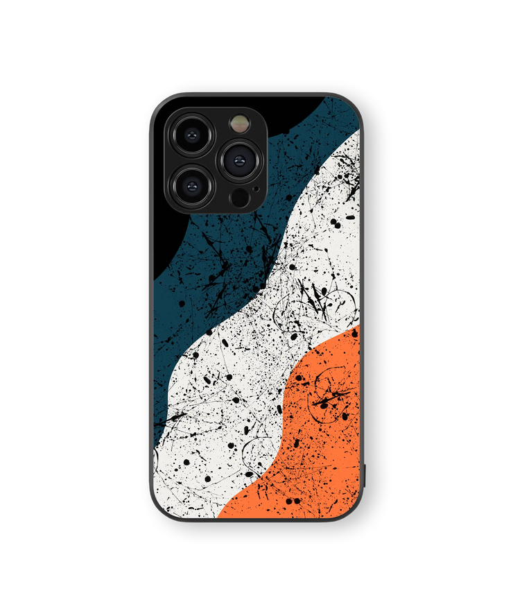 Moody Abstract Splash Premium Glass Mobile Cover