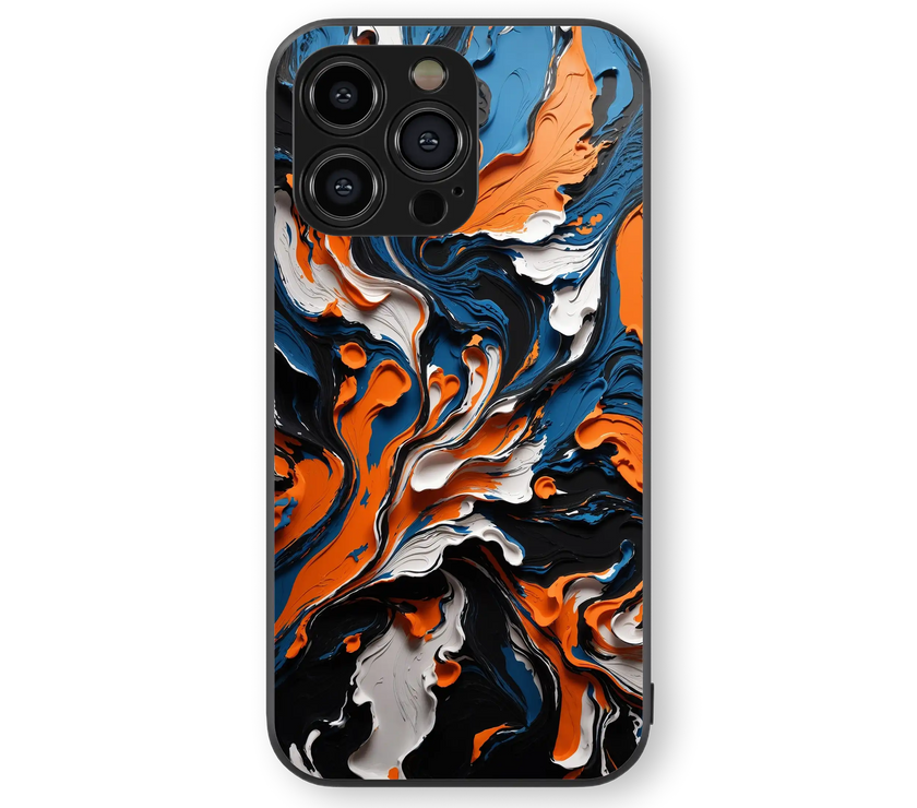 Moody Abstract Premium Glass Mobile Cover