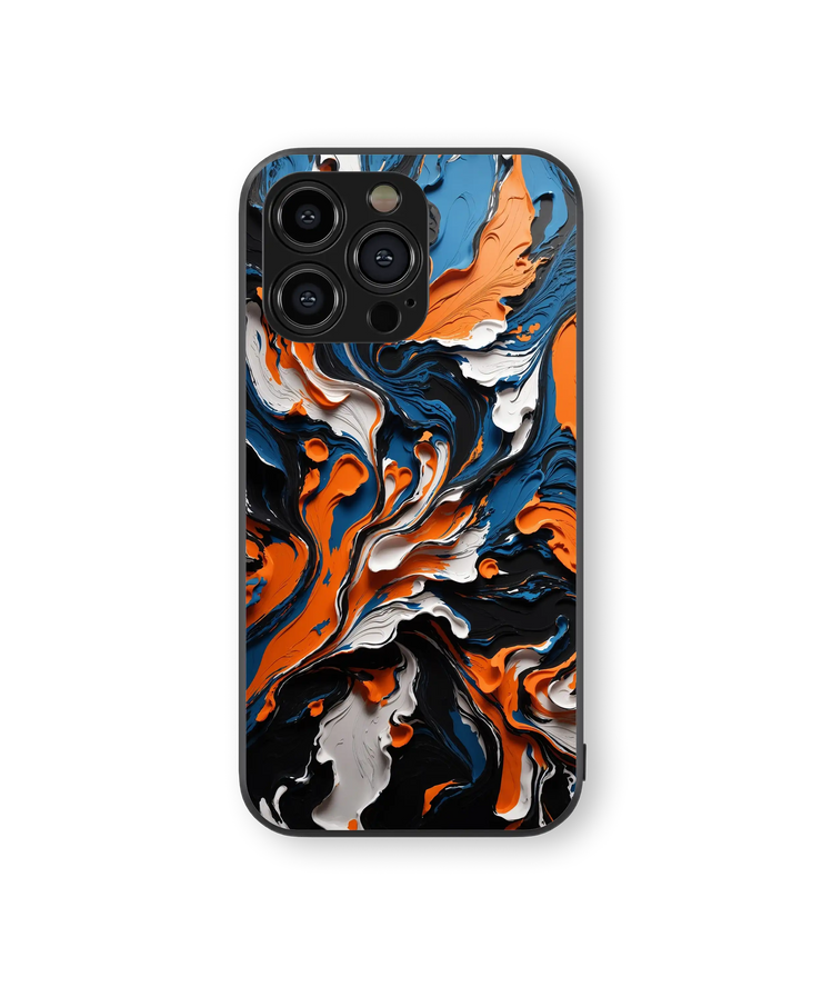 Moody Abstract Premium Glass Mobile Cover