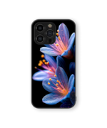 Enchanted Florals Glass Mobile Cover | Luminescent Petals Series | Premium Glass Back Case