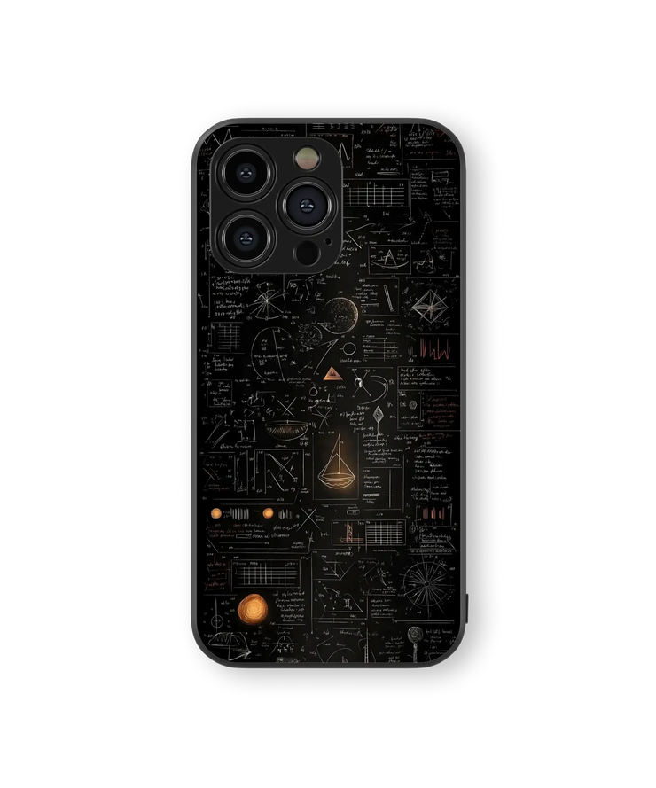 Scientific Sketches | Scholar Series | Premium Glass Back Case
