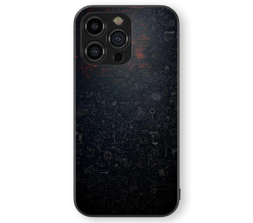 Mystical Symbols Glass Mobile Cover | Alchemical Edition | Premium Glass Back Case