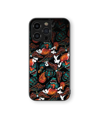 Koi Fish Glass Mobile Cover | Oriental Art Series | Premium Glass Back Case