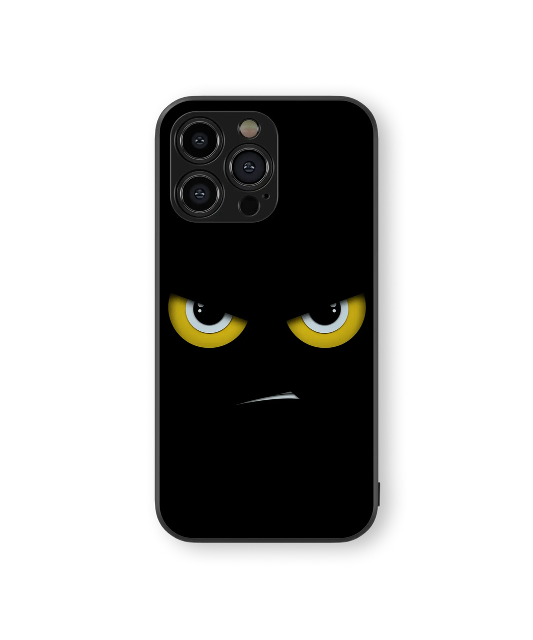 Angry Eyes Glass Mobile Cover | Expression Collection | Premium Glass Back Case