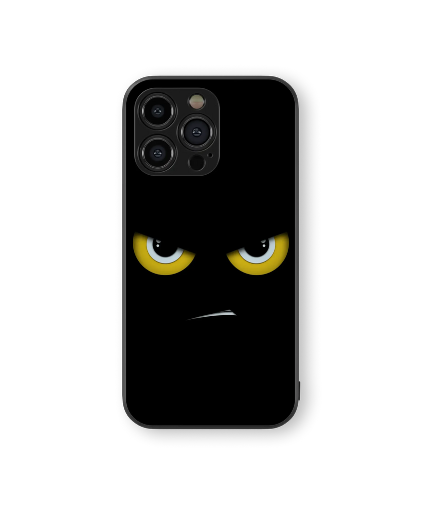 Angry Eyes Glass Mobile Cover | Expression Collection | Premium Glass Back Case