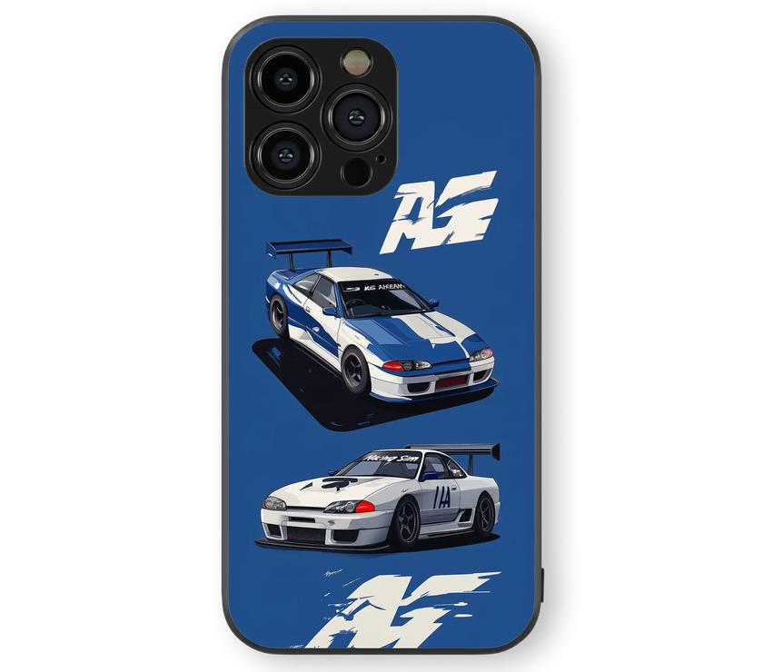 Racing Sports Car Glass Mobile Cover | Speed Series | Premium Glass Back Case