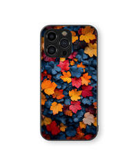 Moody Autumn Leaves Premium Glass Mobile Cover
