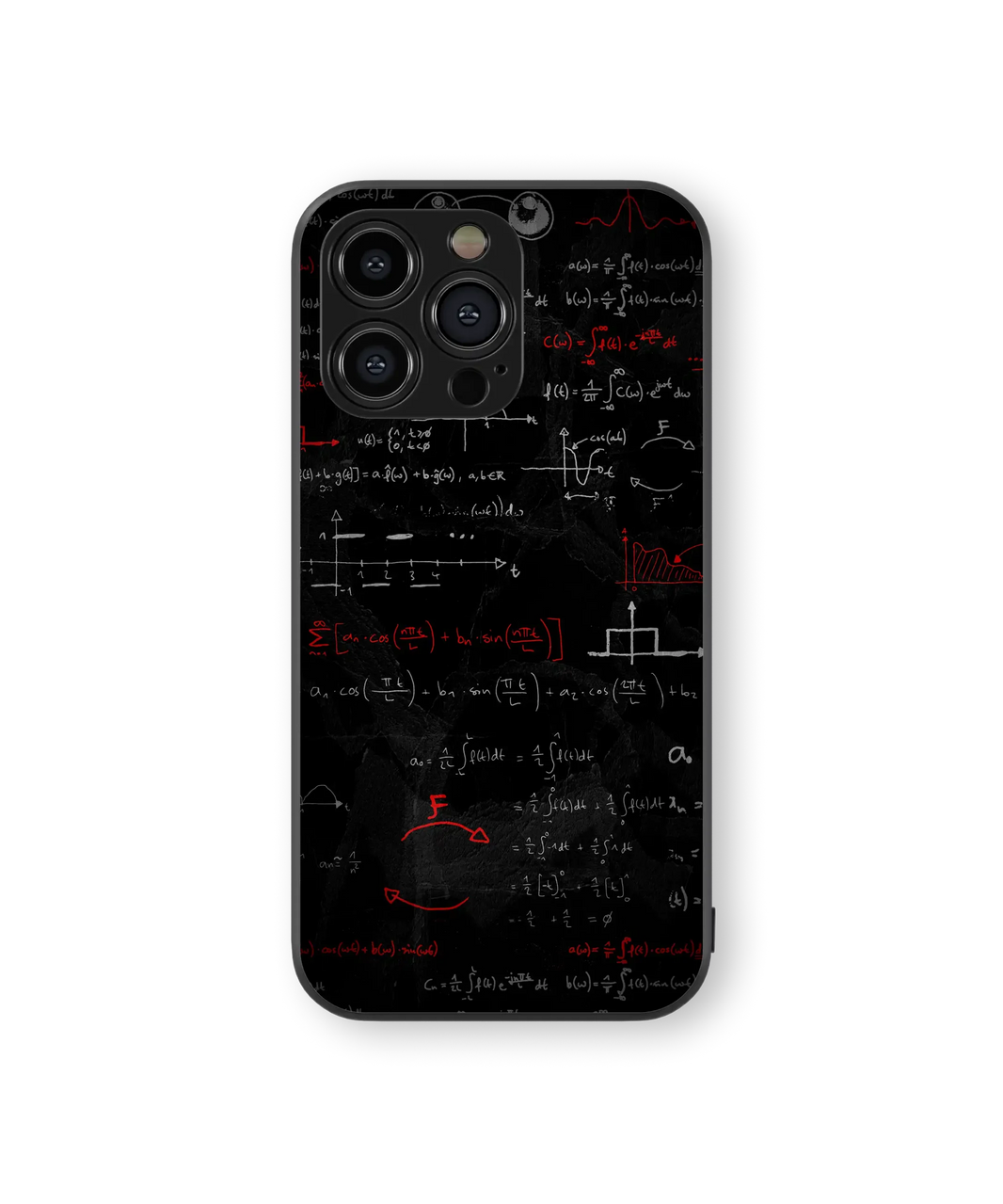 Mathematical Equations Glass Mobile Cover | Scholar Series | Premium Glass Back Case