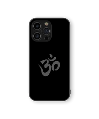 Om Symbol Glass Mobile Cover | Spiritual Series | Premium Glass Back Case