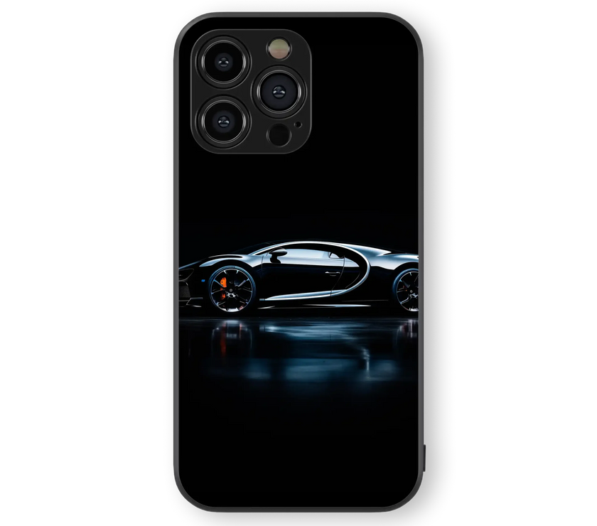 Sleek Supercar Glass Mobile Cover | LuxeAuto Series | Premium Glass Back Case