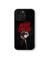 Inspirational Fist Glass Mobile Cover | Motivational Series | Premium Glass Back Case