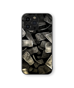 Money Heist Glass Mobile Cover | Currency Collage Series | Premium Glass Back Case