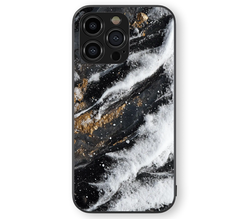 Moody Marble Premium Glass Mobile Cover