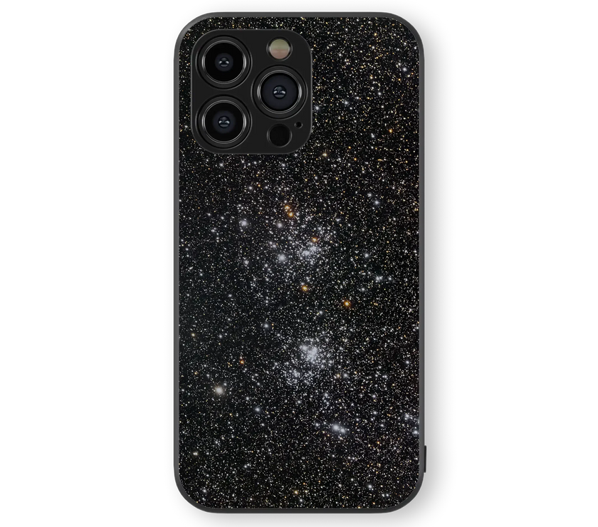 Starry Night Sky Glass Mobile Cover | Cosmic Series | Premium Glass Back Case