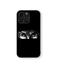 Intense Eyes Glass Mobile Cover | Anime Character Series | Premium Glass Back Case