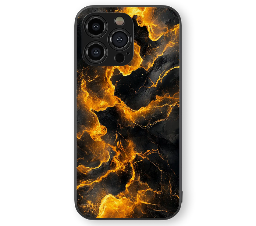 Moody Firestorm Premium Glass Mobile Cover
