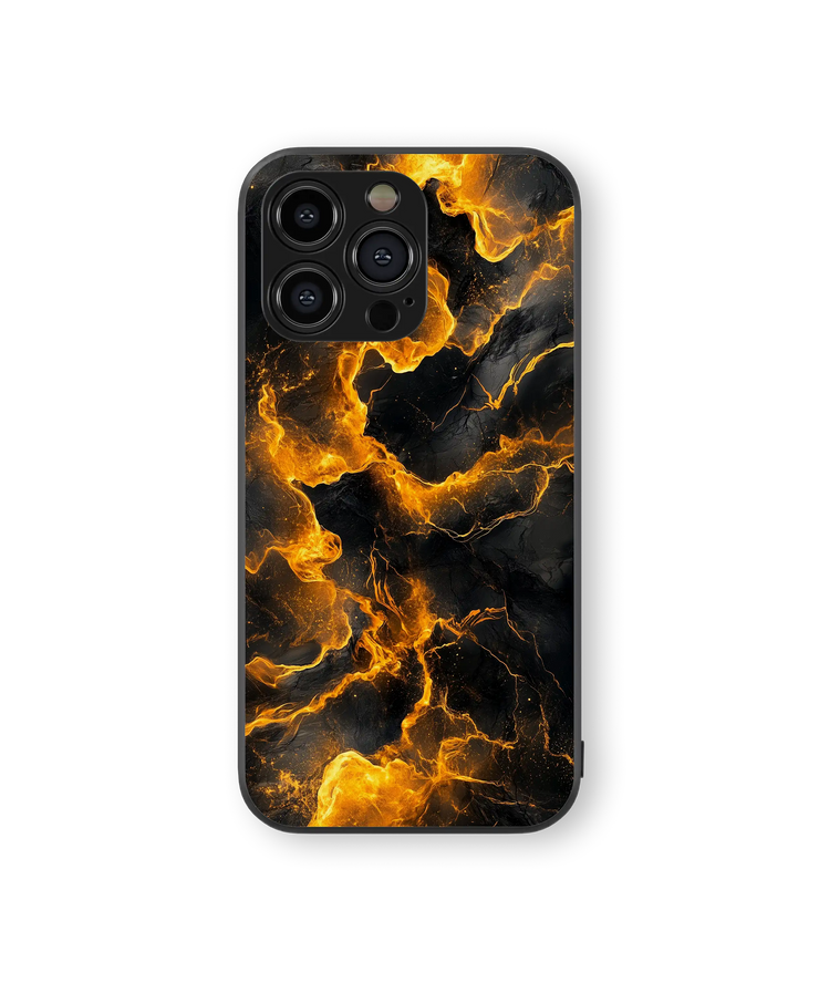 Moody Firestorm Premium Glass Mobile Cover