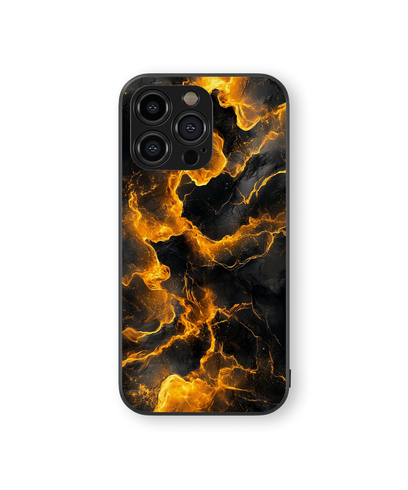 Moody Firestorm Premium Glass Mobile Cover