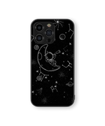 Astronaut in Space Glass Mobile Cover | Stellar Adventure Series | Premium Glass Back Case