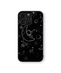 Astronaut in Space Glass Mobile Cover | Stellar Adventure Series | Premium Glass Back Case