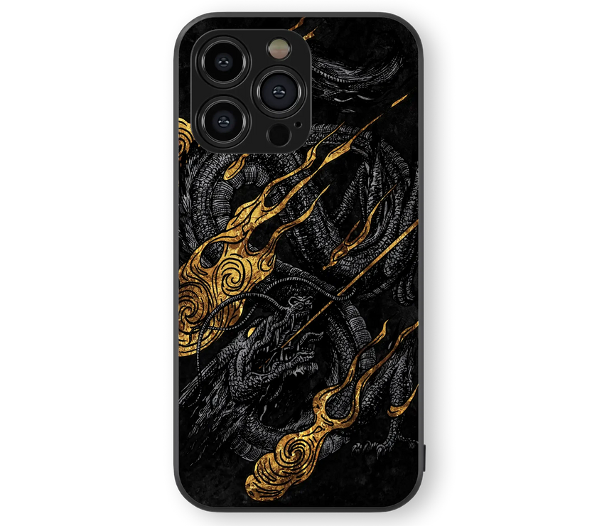 Mystical Dragon Glass Mobile Cover | Mythical Creatures Series | Premium Glass Back Case