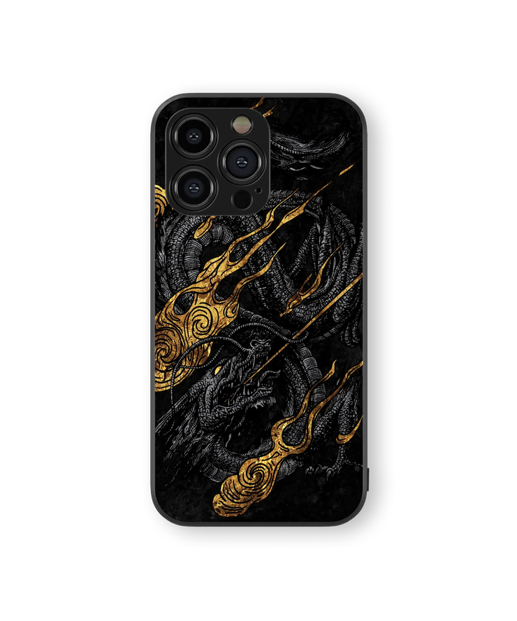 Mystical Dragon Glass Mobile Cover | Mythical Creatures Series | Premium Glass Back Case