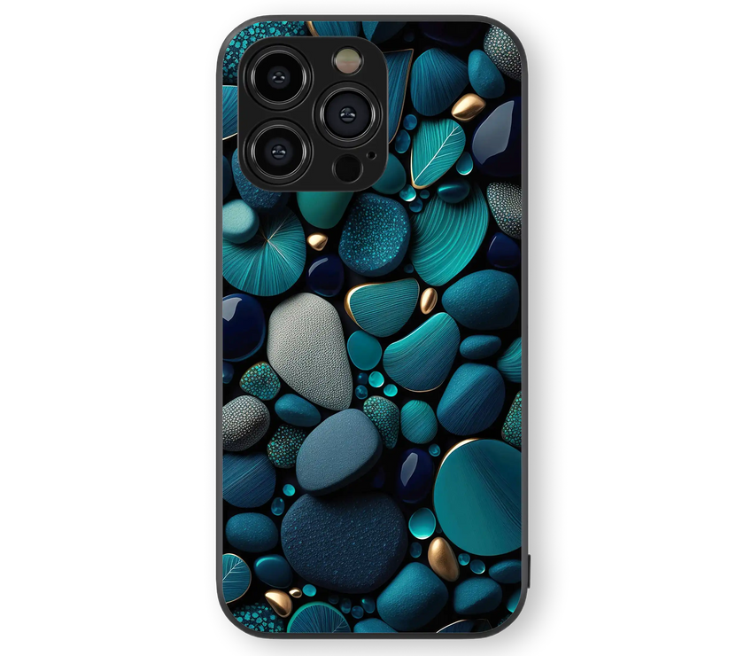 Moody Pebble Premium Glass Mobile Cover