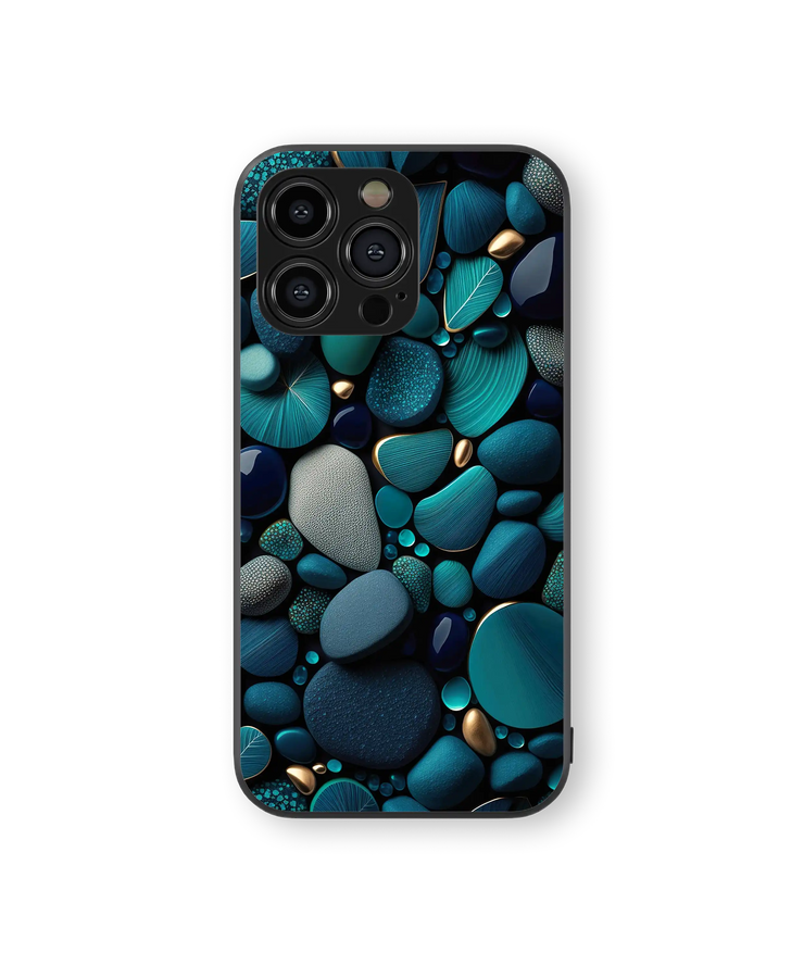 Moody Pebble Premium Glass Mobile Cover