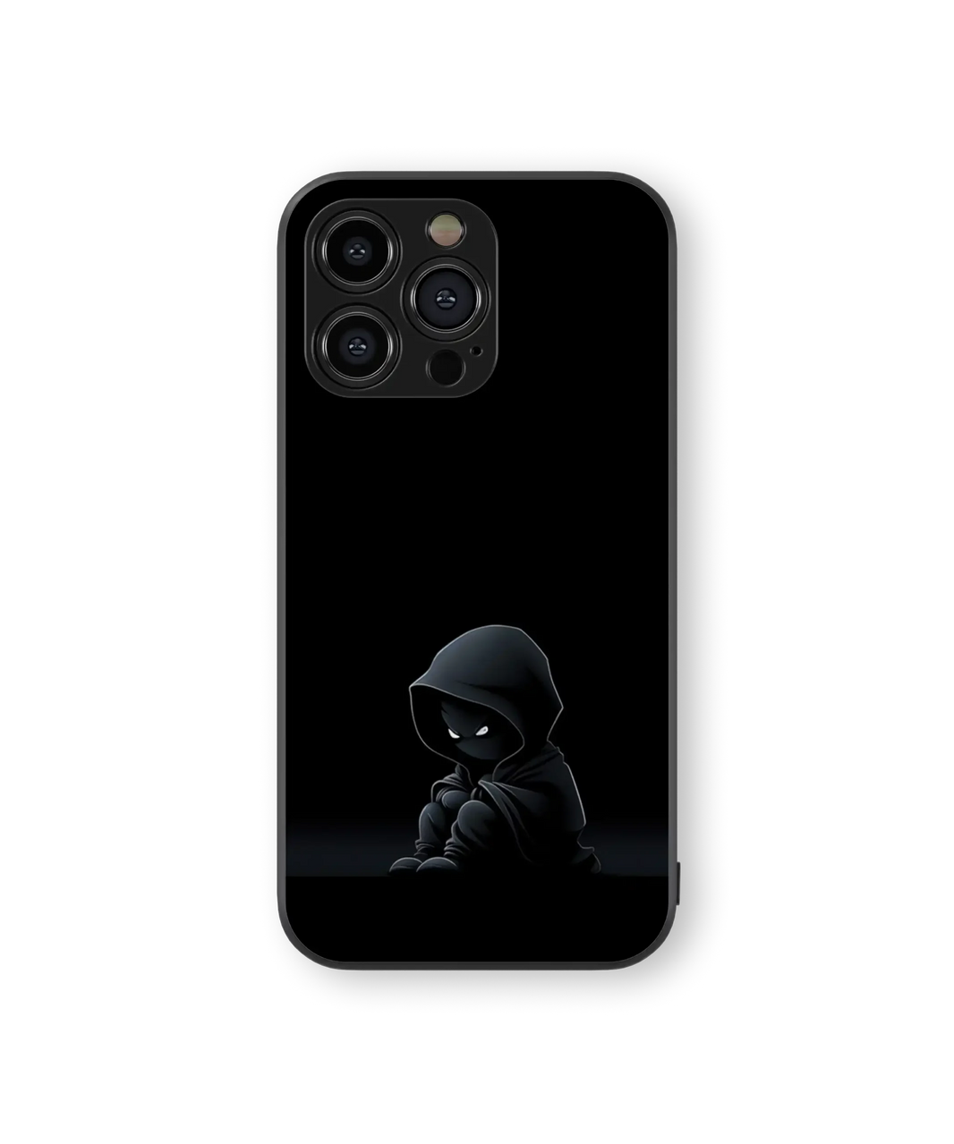 Mysterious Shadow Glass Mobile Cover | Enigma Series | Premium Glass Back Case
