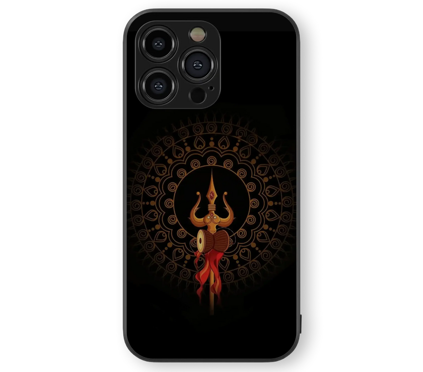 Elegant Mandala Elephant Glass Mobile Cover | Tribal Mandala Series | Premium Glass Back Case