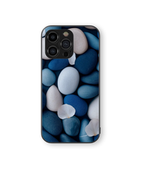 Serenity Stones Glass Mobile Cover | Ocean Calm Series | Premium Glass Back Case