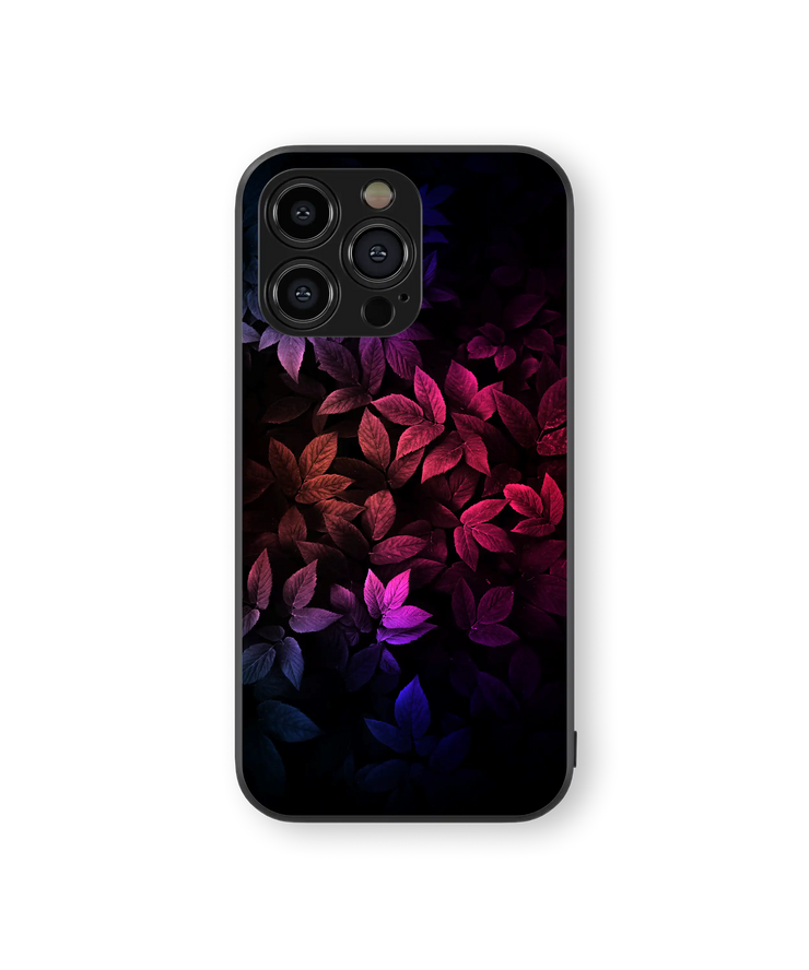Moody Leaves Premium Glass Mobile Cover