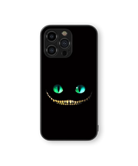 Cheshire Cat Smile Glass Mobile Cover | Alice in Wonderland Series | Premium Glass Back Case