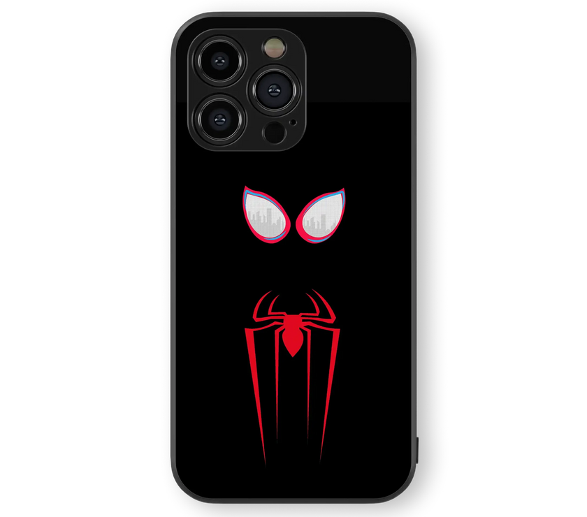Sinister Eyes Glass Mobile Cover | Devilish Red Series | Premium Glass Back Case