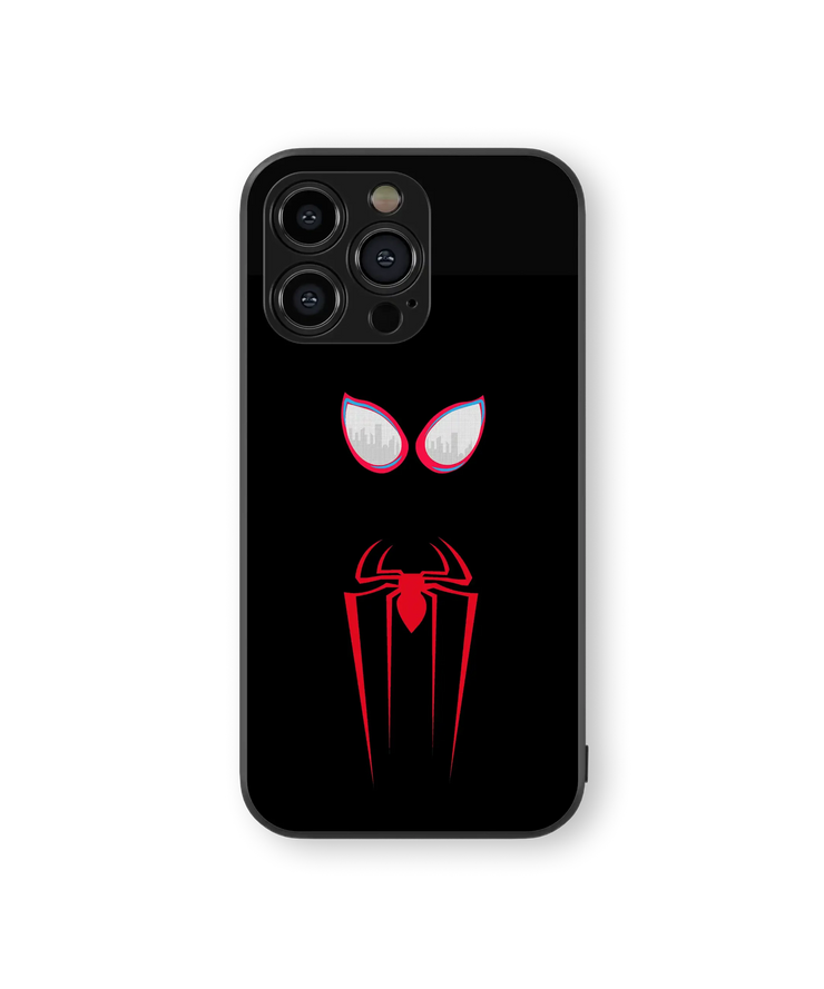 Sinister Eyes Glass Mobile Cover | Devilish Red Series | Premium Glass Back Case