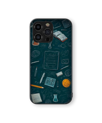 Chalkboard Whimsy Premium Glass Mobile Cover