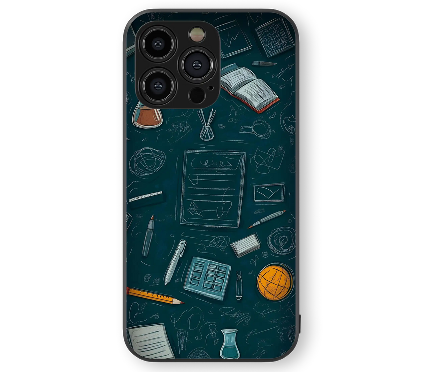 Study Vibes Premium Glass Mobile Cover