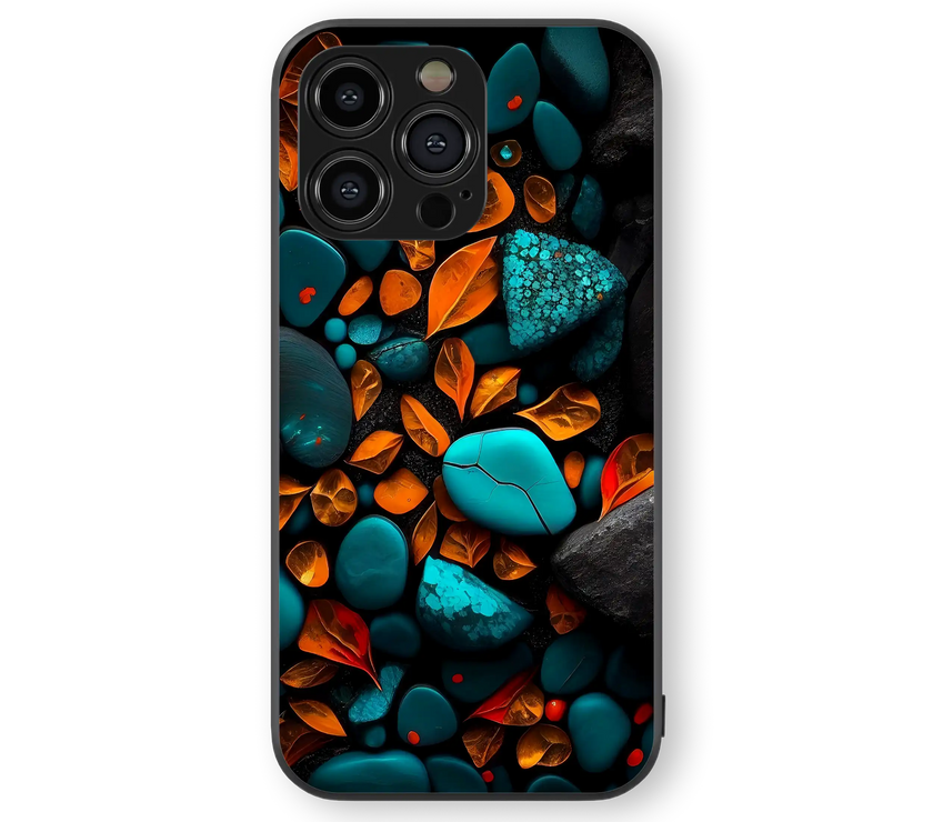 Moody Stone Garden Premium Glass Mobile Cover