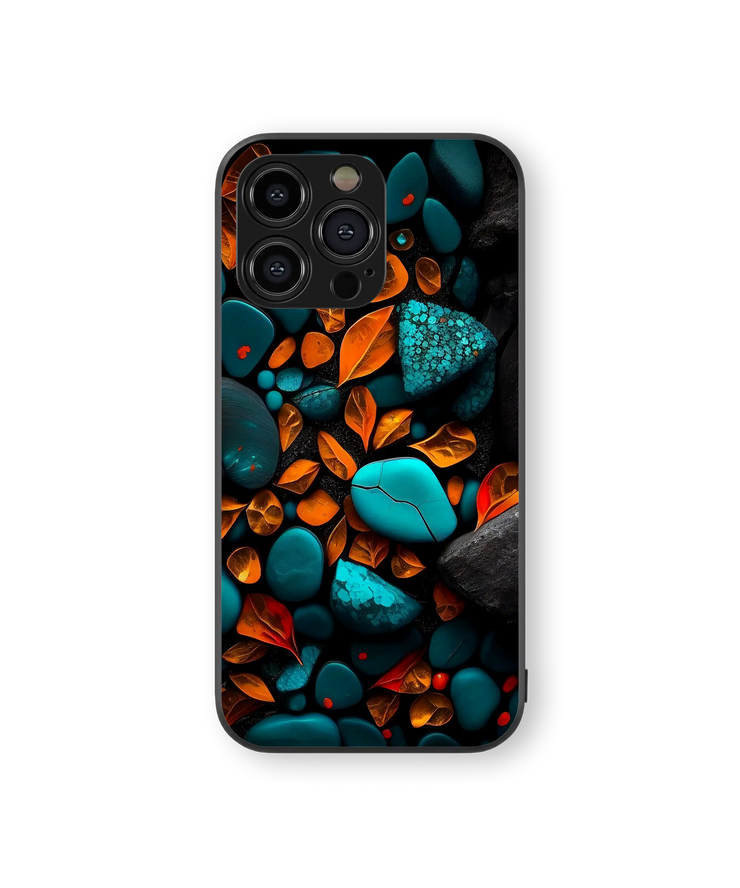 Moody Stone Garden Premium Glass Mobile Cover
