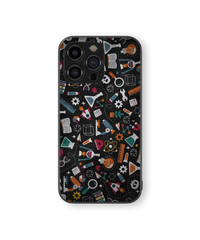 Tech Gadgets Mix | School Zone Series | Premium Glass Back Case