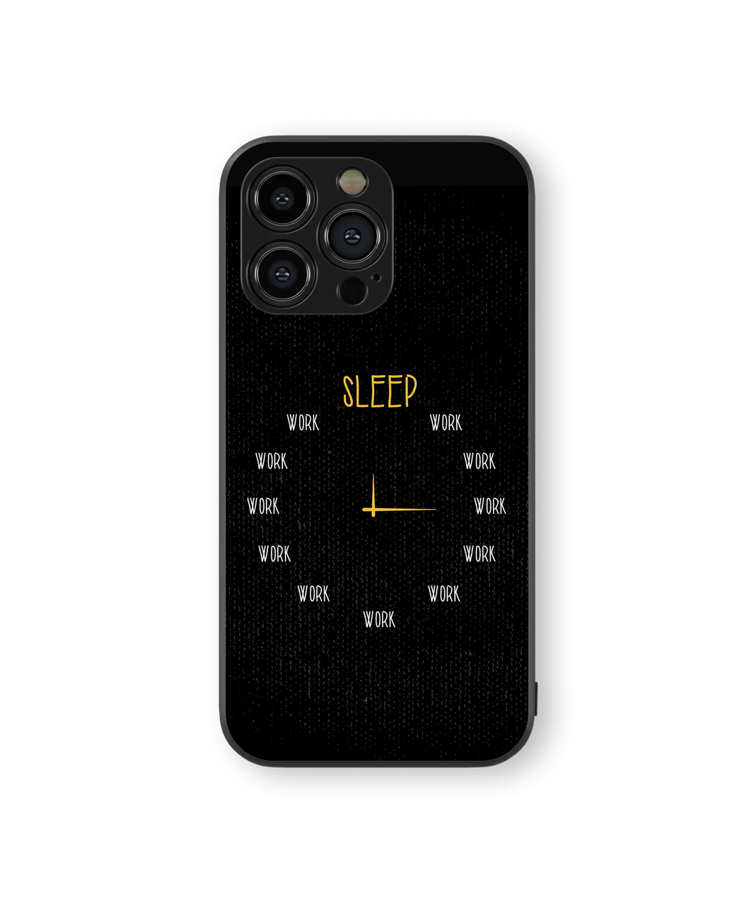 Minimalist Routine Glass Mobile Cover | Modern Work-Life Balance Series | Premium Glass Back Case