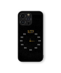 Minimalist Routine Glass Mobile Cover | Modern Work-Life Balance Series | Premium Glass Back Case