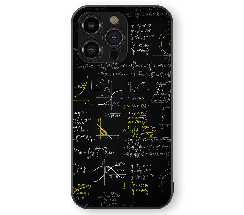 Moody Math Premium Glass Mobile Cover