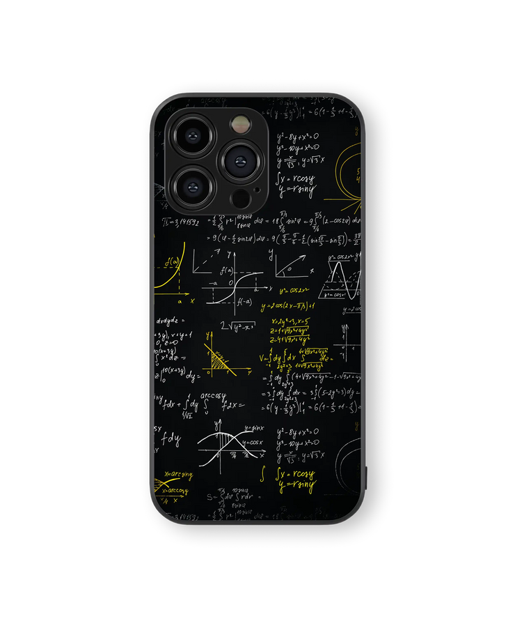 Moody Math Premium Glass Mobile Cover